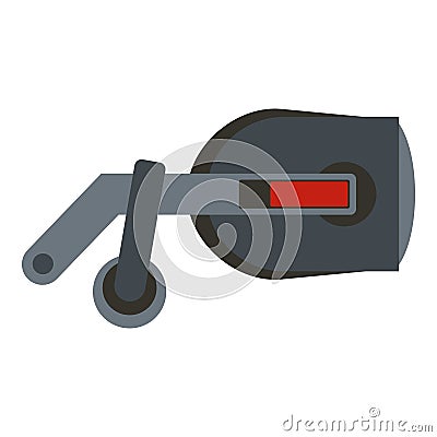 Game reality glasses icon isolated Vector Illustration