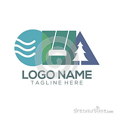 Game and recreation logo design and icon Vector Illustration