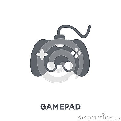 Gamepad icon from Arcade collection. Vector Illustration