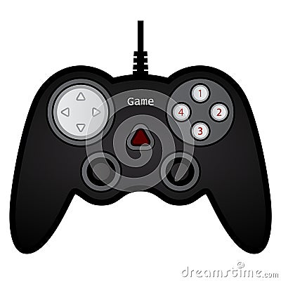 Gamepad joystick game controller Vector Illustration