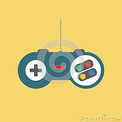 Gamepad Joystick Icon Vector Illustration