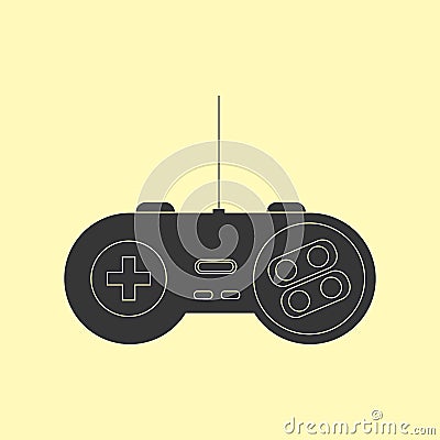 Gamepad Joystick Icon Vector Illustration