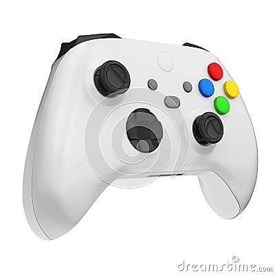 Gamepad Joystick Isolated Stock Photo