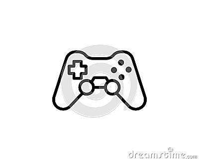 Gamepad line icon Vector Illustration