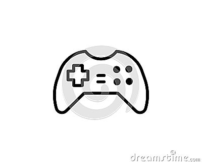 Gamepad line icon Vector Illustration