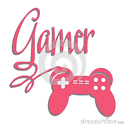 Gamer Vector Illustration