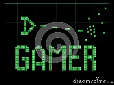 Gamer spaceship Stock Photo
