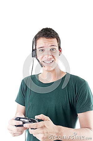 Gamer Stock Photo