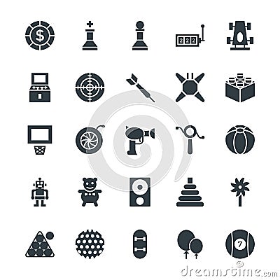 Gaming Cool Vector Icons 3 Stock Photo