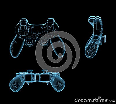 Gaming joystick Stock Photo