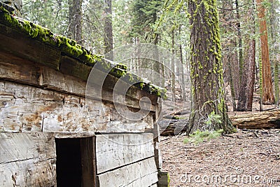 Gamlin cabin Stock Photo