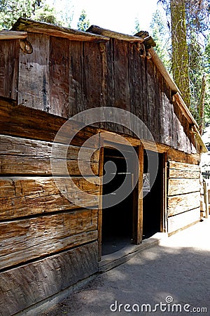 Gamlin Cabin Since 1872 Stock Photo