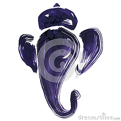 Ganapati. Hindu God Ganesha Stock Photo