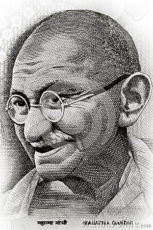 Gandhi Editorial Stock Photo
