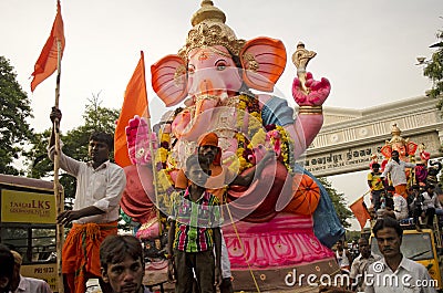 Ganesh Chaturthi Editorial Stock Photo