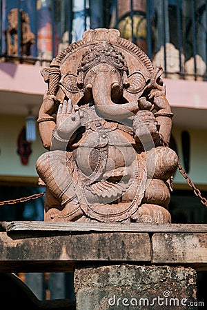 Ganesh, elephant headed son of Shiva Stock Photo