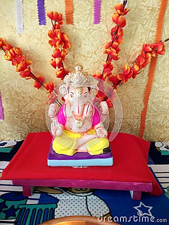 Ganpati Bappa Editorial Stock Photo