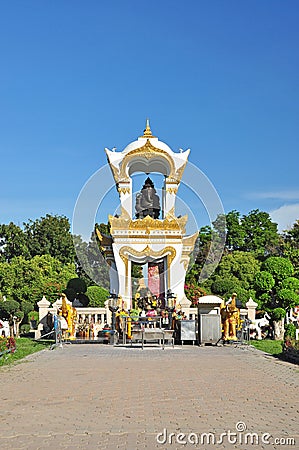 Ganesh memorial at Sanam Chandra Palace, Thailand Stock Photo