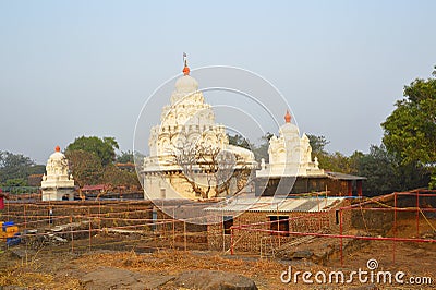 Ganesh temple at Kolaba fort near Alibaug beach, Maharashtra Editorial Stock Photo