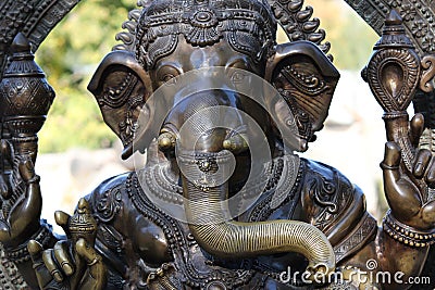 Ganesha - God of Hindu Stock Photo