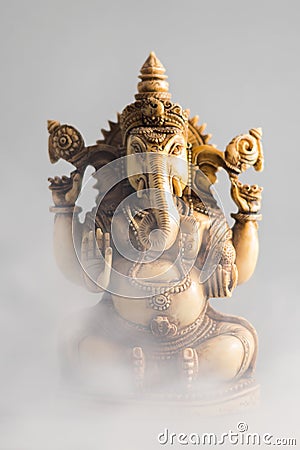 Ganesha, also known as Ganesh, Ganapati and Vinayaka, is a Hindu god Stock Photo