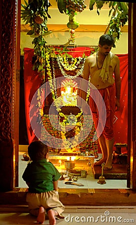 Ganesha Festival India Editorial Stock Photo