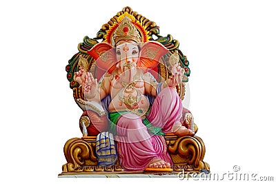 Ganesha Idol,Hindu God Stock Photo
