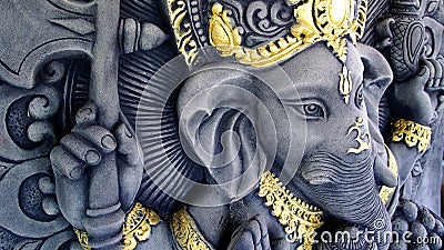 Ganesha Statue Stock Photo