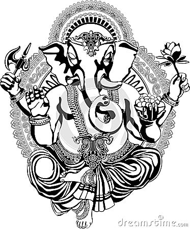 Ganesha Vector Illustration