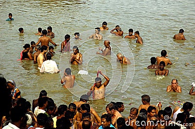 Ganga River Editorial Stock Photo