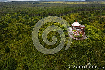 The Ganga Talao Temple in Grand bassin, Savanne, Mauritius Stock Photo