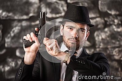 Gangster. Stock Photo