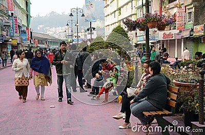 Gangtok City Editorial Stock Photo