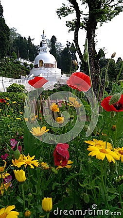 Gangtok the peace and beauty hilly region Stock Photo