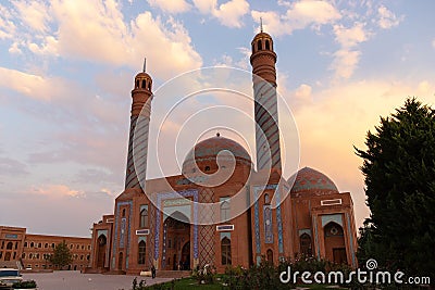 Ganja. Azerbaijan. October 10.17.2021. Imam-zade mausoleum on the outskirts of the city Editorial Stock Photo