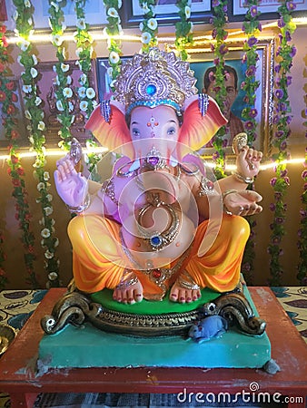 Ganpati bappa morya special ok Editorial Stock Photo