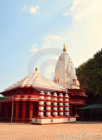 Ganpatipule Temple - An Ancient Hindu Temple in Ratnagiri, Maharashtra, India Stock Photo