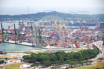 Gantry cranes Editorial Stock Photo