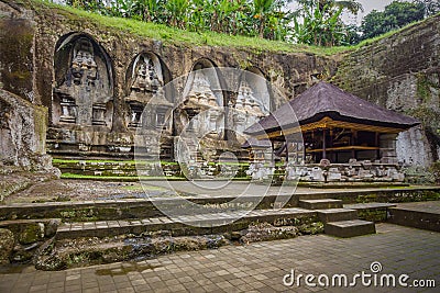 Ganung Kawi Temple. Gunung Kawi is a temple complex Stock Photo