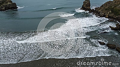 The Gap, Castle Point, NZ Stock Photo