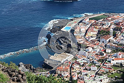 Garachico. Town in Tenerife Stock Photo