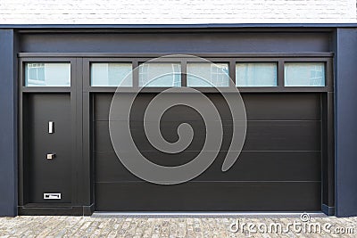 Garage Door Stock Photo