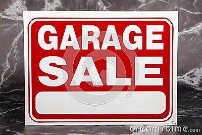 Garage Sale Stock Photo