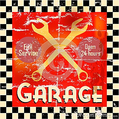 Garage Vector Illustration