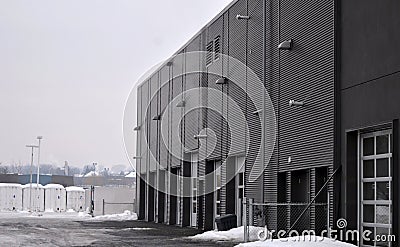 Garage and warehouse Stock Photo