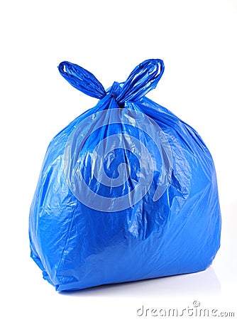 Garbage bag Stock Photo