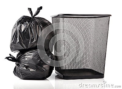 Garbage bags Stock Photo