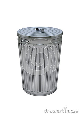 Garbage can Stock Photo