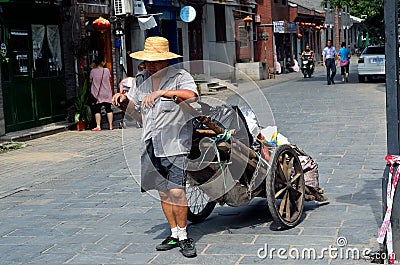 Garbage collector Editorial Stock Photo