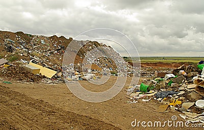 Garbage dump 03 Stock Photo